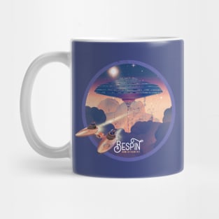 Bespin, Home of Cloud City, Worn Vintage Travel Art Mug